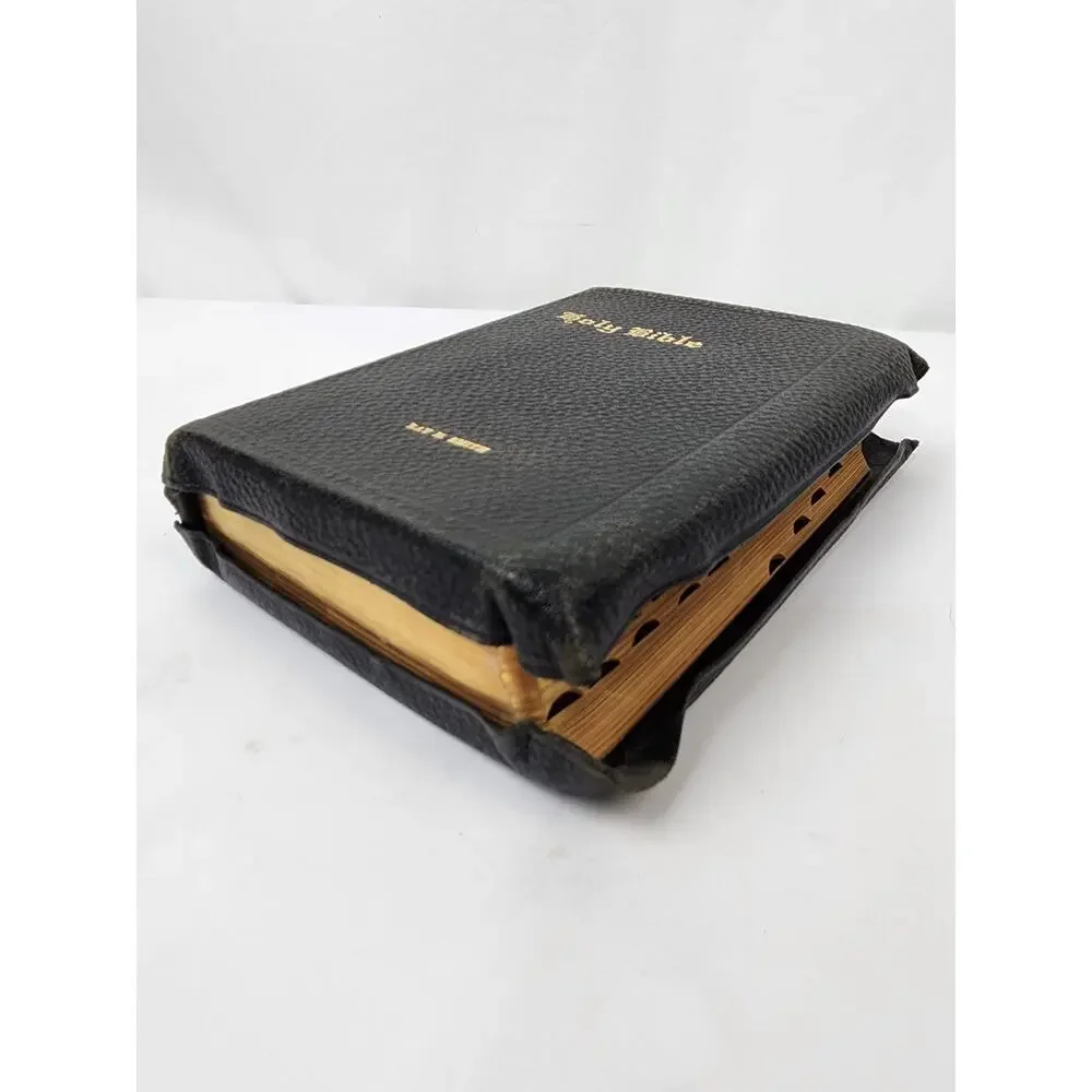 National Bible Press Old & New Testament Pronouncing Red Letter Teacher Ed. 60's